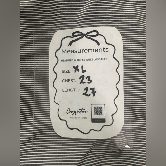 Lafayette 148 Women's White and Gray Striped Button-Up Shirt Blouse Size XL - Picture 9 of 10